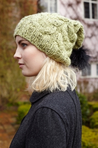 Cabled Hat/Bonnet à torsades